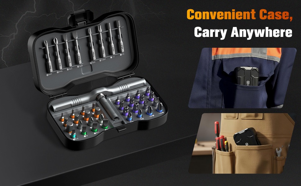 screwdriver set with case
