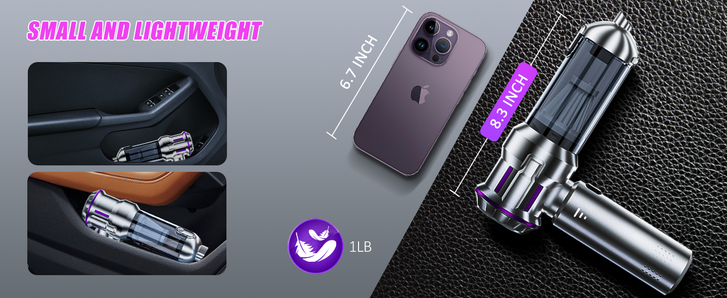 Handheld Car Vacuum Cordless