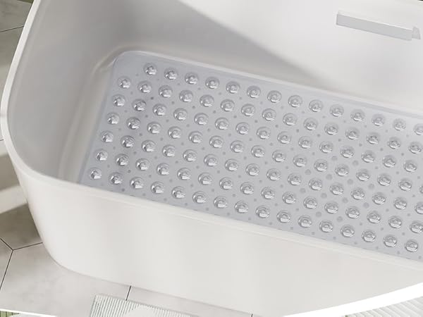 clear bathtub mat