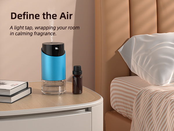 waterless diffuser essential oil scent aromatherapy portable battery operated home room office mini