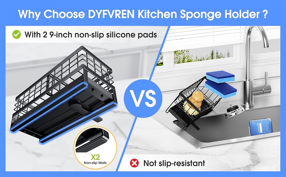 soap and sponge holder for the kitchen sink