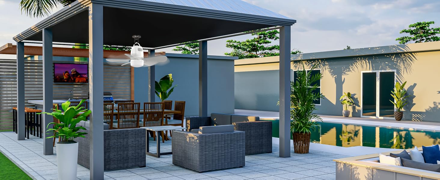 Gazebo Fan Light