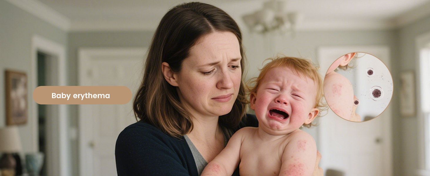 Baby erythema