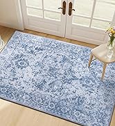Area Rug 2x3, Washable Rug for Entryway Indoor, Small Area Rug for Living Room Entrance, Vintage ...