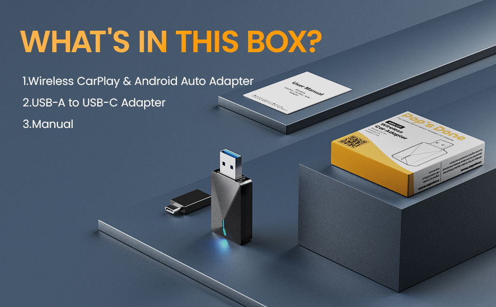 Pop&#39;sDone Wireless CarPlay Adapter