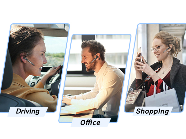 The earphones fit securely in your ears, providing a comfortable and stable wearing experience.