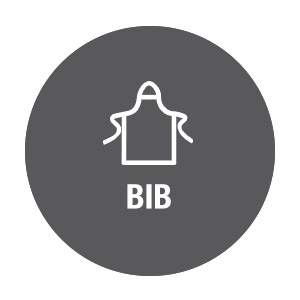 Chef Works Bib Apron Icon