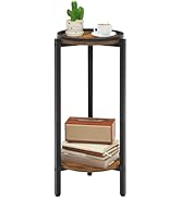 HOOBRO Small Round Side Table, Coffee Drink Table for Sofa Couch Corner, 28.7" H Slim Round Night...