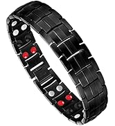 Feraco Magnetic Bracelets for Men Arthritis &amp; Joint, Titanium Steel Magnetic Bracelet with Double...