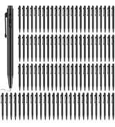 CDOKY 100 Pcs 4'' Mini Pen Bulk, Small Retractable Ballpoint Pens, 0.7 mm Fine Point Pens with Cl...