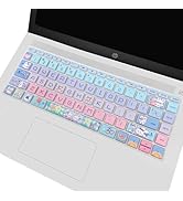 Sanfulin Keyboard Cover for HP 14" Laptop/HP Pavilion x360 14M-BA/CD 14M-DH 14-BF 14-cm 14-CF 14-...