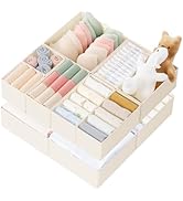 Criusia Drawer Organizer Clothes, 10 Pack Dresser Organizer for Baby Clothes, Underwear, Sock- Fo...