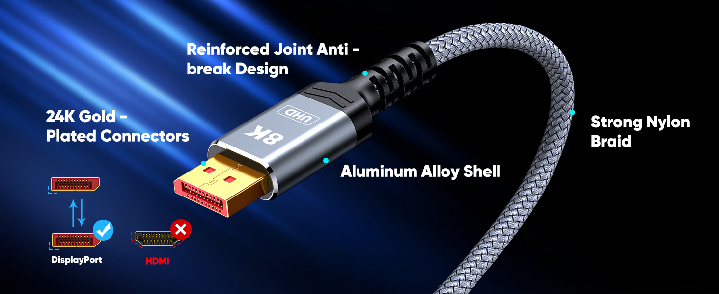 DisplayPort Cable 1.4