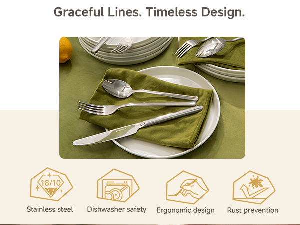 18/10 stainless steel flatware