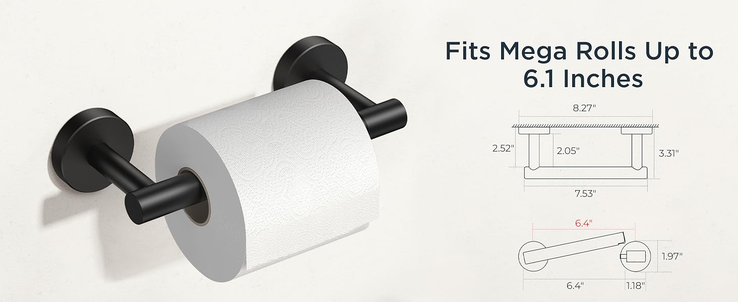 toilet paper holder wall mount