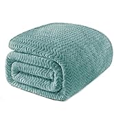 Exclusivo Mezcla King Blanket for Bed, Cozy Lightweight Fleece Blankets for All Season, Decorativ...