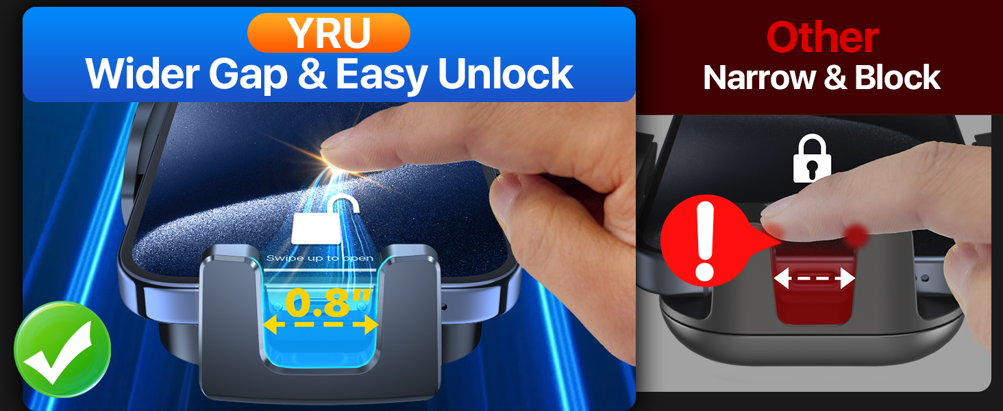 suction cup phone holder with car vent clip, cell phone holder for car mount