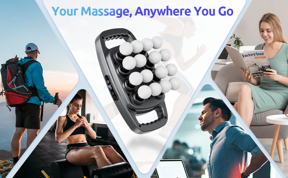 16 head massage gun
