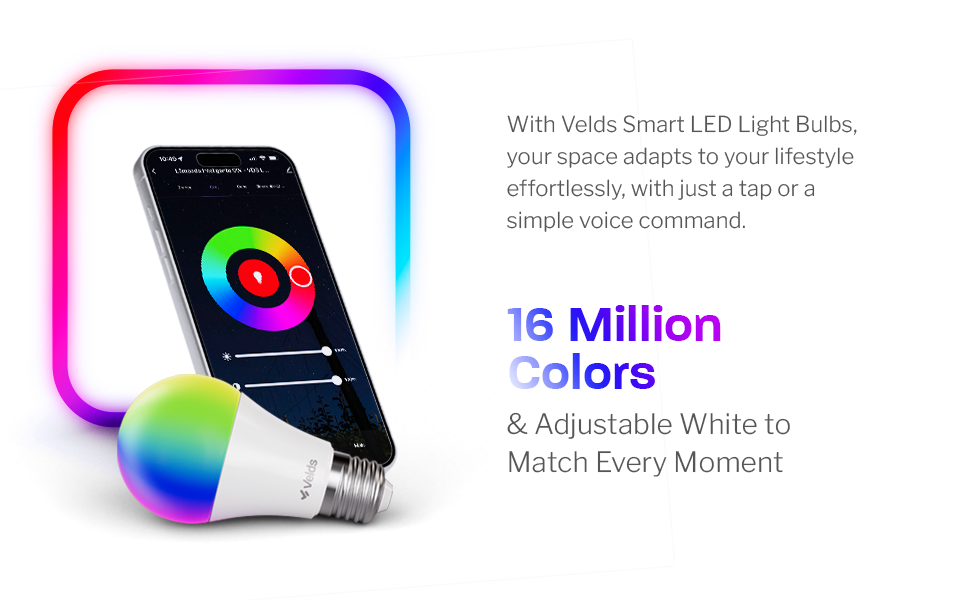 velds app with color setting