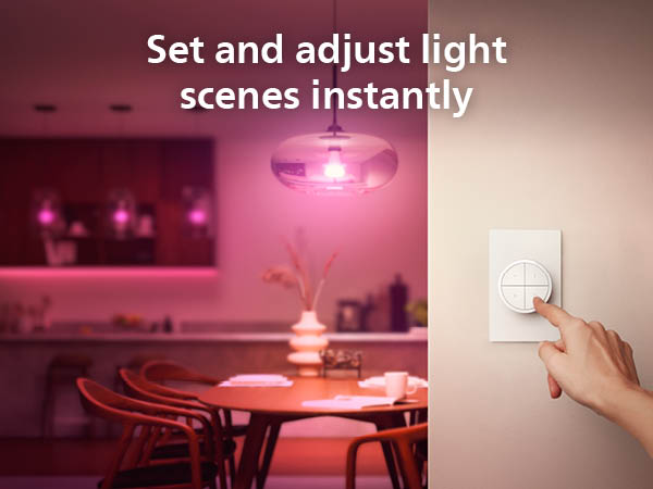 Hue Tap dial light scenes