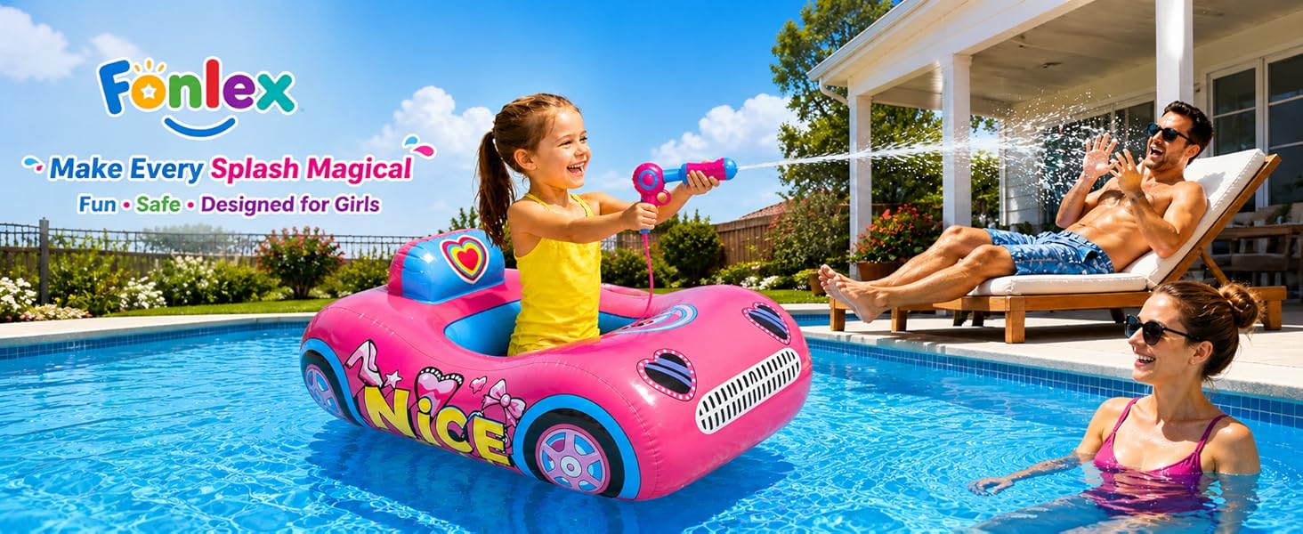 pool floats kids; pool toys for kids ages 4-8; toddler floaties; pink float for princess girls;