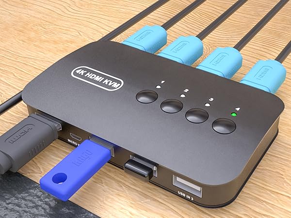 kvm switch 4 computers