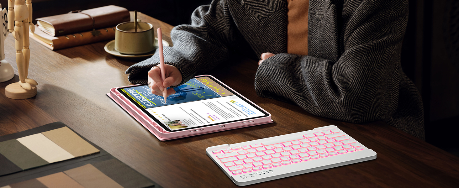 Detachable wireless keyboard