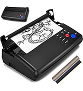 CORIEOSD Tattoo Transfer Stencil Machine with 20 Free Thermal Tattoo Kit Copier Printer Tattoo Tr...