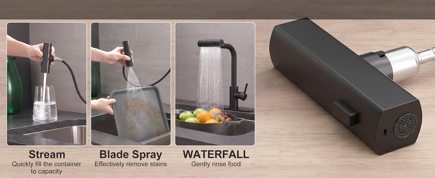 THREE WATER SPRAY MODES