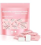 Disposable Compressed Face Towels, Ultra Soft Large Size Compressed Towel Tablets Portable Washcl...