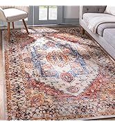 YJ.GWL Area Rug 4x6, Washable Bedroom Rug, Soft Accent Rugs for Living Room Entryway Dining Room,...