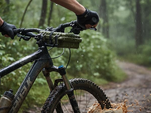 Green small hard case with foam