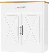 Shintenchi Farmhouse Storage Cabinets with Doors and Shelves,Kitchen Barn Door Storage Cabinet wi...