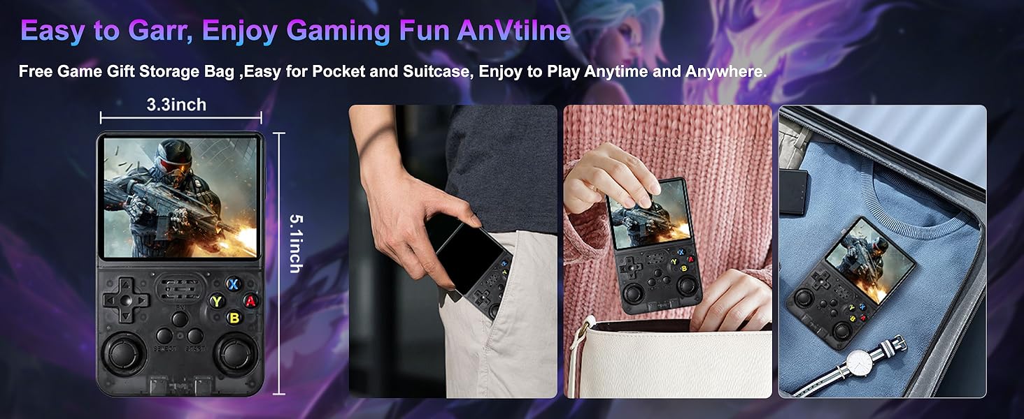 R36S Handheld Game Console