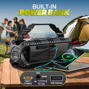bluetooth speaker loud portable speaker outdoor bluetooth speakers wireless speaker waterproof