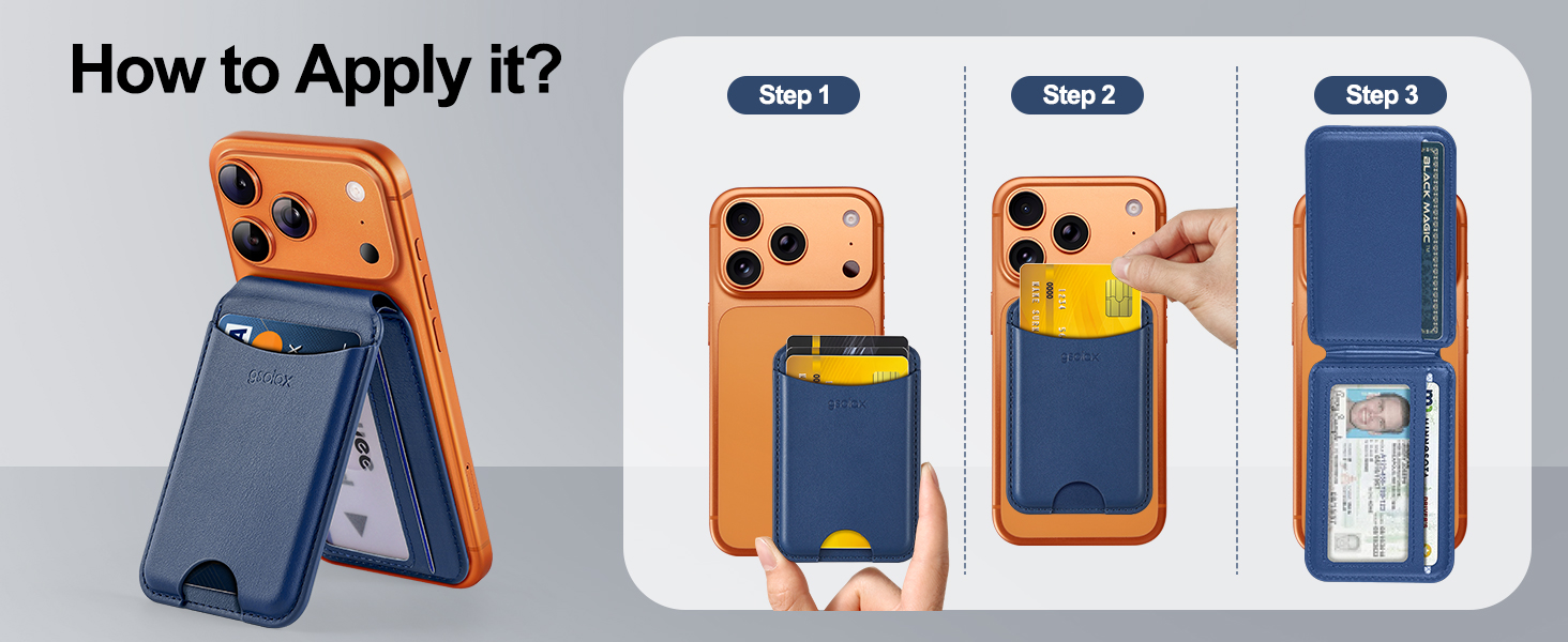 magnetic card holder for iphone