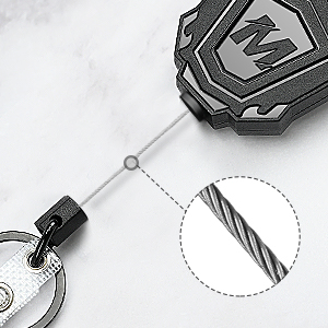 Heavy duty id badge holder retractable