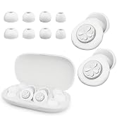 Ear Plugs for Sleeping Noise Cancelling,Ultra-Comfy Noise Reduction for Side Sleepers,56dB Reusab...