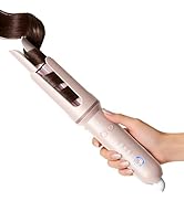 DYHOO Professional Automatic Rotating Curling Iron for Long Hair, 1.25” Curling Wand for Loose Cu...