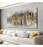 Color Block Abstract Pictures Canvas Wall Art for Living room Bedroom Wall Decor,An Inspirational...