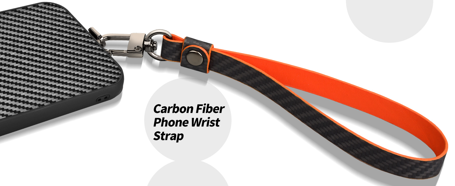 Carbon Fiber Phone Wrist Strap