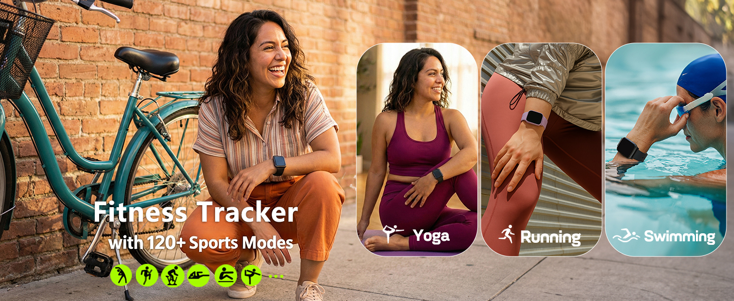 fitness watch with 20 sports modes