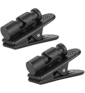 EBTOOLS 2PCS Earphone Wire Clips, Black Earpiece Headphone Headset Earphone Earbud Large Clip Cla...