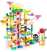 JOYIN 236Pcs Glowing Marble Run with Motorized Elevator- Construction Building Blocks Toys with 3...