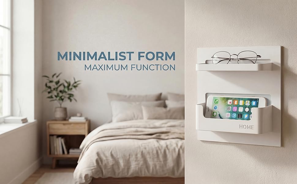 Bedside Shelf with Strong Sticky Gel