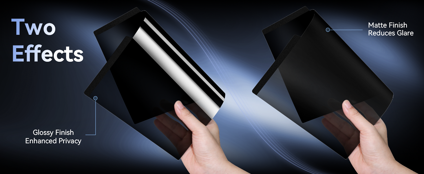 Magnetic laptop privacy screen