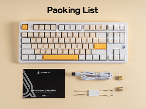 AK870 V2 White Yellow