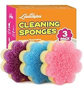 LAUNDRYLUX Scrub Sponge, Dual-Sided Temperature-Responsive Scrubber - Non-Scratch - Multipurpose ...