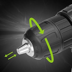 3/8'' Keyless Metal Chuck