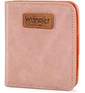 Montana West X Wrangler Womens Wallet Small Pink Mini Wallet Card Cases Money Organizer for Femal...
